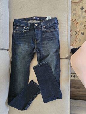 Men's Dark Blue Slim Fit Jeans